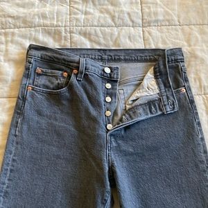 Levi’s 501 S Skinny faded black size 29.